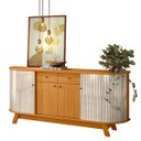 Ver imagem 1 de Buffet Mônaco 183cm 308139 Cinamomo Off White Madetec