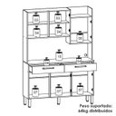 Ver imagem 4 de Kit Cozinha 6p 2g 132 Cm Modena Freijo Soft Ktp