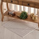 Ver imagem 1 de Tapete Nobile Jacquard 100% Algodão 1300g/m² 40x60cm Marfim