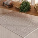 Ver imagem 2 de Tapete Nobile Jacquard 100% Algodão 1300g/m² 40x60cm Marfim