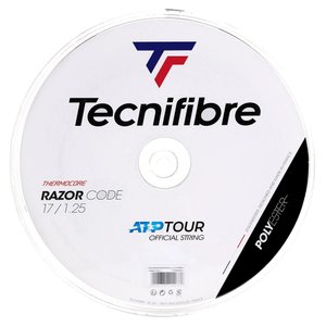 Corda Tecnifibre Razor Code 1,25 mm Cinza (Gauge 17) - set individual