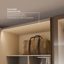 Ver mais imagens de Guarda Roupa Planejado 100% MDF 2 Portas Reflecta de Correr Orion CabeCasa MadeiraOriginals Bege