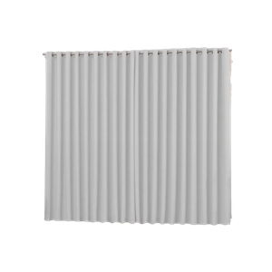 Cortina Blackout 100% Tecido 2,80x2,50 Para Varão Simples:Gelo