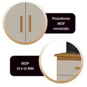Ver imagem 4 de Balcão New Juliana Cor:ipe Off White - Armário Cozinha - Mizza Decor