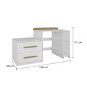 Ver imagem 6 de Berço Americano Multifuncional com Cama Auxiliar e 2 Gavetas em MDF Vini