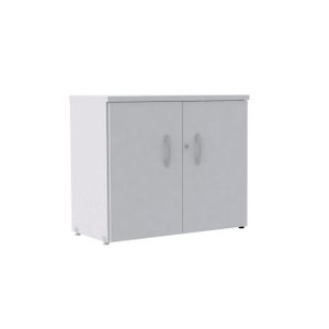ARMÁRIO BAIXO 2 PORTAS PANDIN P25 - CINZA AB700P25