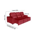 Ver imagem 2 de Sofá Império 6 Lugares 2,90cm Retrátil e Reclinável - de Casa Décor e Estofados.