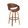 Banqueta para Cozinha Giratória Base de Madeira com Apoio Nicole - 1