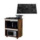 Ver imagem 1 de Kit Balcão Cooktop Turim com Fogão 5 Bocas Itatiaia Itacook Premium