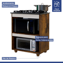 Ver imagem 3 de Kit Balcão Cooktop Turim com Fogão 5 Bocas Itatiaia Itacook Premium