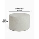 Ver imagem 2 de Puff Orgânico Milla Linha Alta Boucle Prata/cinza