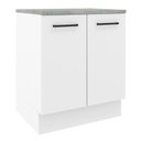 Ver imagem 1 de Balcão Armário de Cozinha 70 cm 2 Portas Branco Agata Madesa