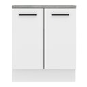 Ver mais imagens de Balcão Armário de Cozinha 70 cm 2 Portas Branco Agata Madesa