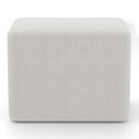 Ver imagem 5 de Kit 02 Puffs Decorativos Living Yumi Retangular 60cm Bouclê Off White - Desk Design