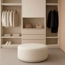 Ver imagem 3 de Puff Redondo Cartagena 1 Metro Veludo - 7 Decor Preto