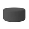 Puff Redondo Cartagena 1 Metro Veludo - 7 Decor Preto - 1