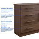 Ver mais imagens de Cômoda 4 Gavetas com Sapateira Florença