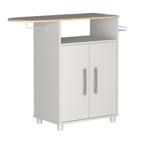 Tabua de Passar com Balcao 90 Cm 2 Portas B04 Branco Novam
