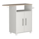 Ver imagem 1 de Tabua de Passar com Balcao 90 Cm 2 Portas B04 Branco Novam