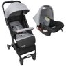 Carrinho Bebe Passeio Reclinável de 0 até 15kg Dobrável Compacto Leve com Bebê Conforto Recém Nascid - 2
