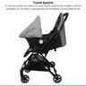 Carrinho Bebe Passeio Reclinável de 0 até 15kg Dobrável Compacto Leve com Bebê Conforto Recém Nascid - 3