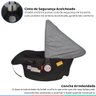 Carrinho Bebe Passeio Reclinável de 0 até 15kg Dobrável Compacto Leve com Bebê Conforto Recém Nascid - 9