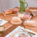 Ver imagem 2 de Conjunto Queijeira Redonda e Porta Frios Bambu com Tampa Plástica Lyor Mesa Posta