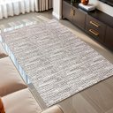 Ver imagem 1 de Tapete Sala Quarto Artesanal 1,40 X 2,00m Caramelo Mesclado Antiderrapante Rústico Moderno Elegante