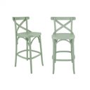 Ver imagem 1 de Conjunto 2 Banquetas Texas Gamma Móveis Verde