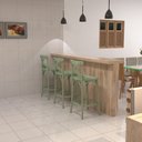 Ver imagem 3 de Conjunto 2 Banquetas Texas Gamma Móveis Verde