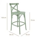 Ver imagem 4 de Conjunto 2 Banquetas Texas Gamma Móveis