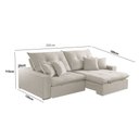Ver imagem 2 de Sofá Retrátil e Reclinável Império 210cm Braço 25cm Meu Sofá Online