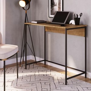 Escrivaninha Dobrável 90cm Industrial Steel Quadra 