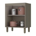 Ver imagem 2 de Balcão Henn 2 Portas Sem Tampo Connect 60 Cm C78 Duna/Cristal