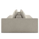 Ver imagem 6 de Sofá Ilha Modular com Puff para Sala Living 232cm Georgia K04 Bouclê Bege - Mpozenato
