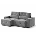 Ver imagem 3 de Sofá Supreme Retrátil Reclinável 3 Lugares 2,00m Bege