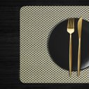 Ver imagem 6 de 6 Jogo Americano PVC Antiderrapante Flex Resistente Marfim