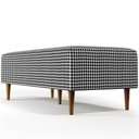 Ver imagem 5 de Puff Decorativo Sala de Estar Bali W01 Pés Palito 120x50cm Pied Poule - Lyam Decor