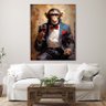Quadro Decorativo Animais Monkey Evolution - 200x120 Cm - 3