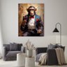 Quadro Decorativo Animais Monkey Evolution - 200x120 Cm - 2