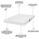 Ver imagem 4 de Colchão Casal Espuma D45 138x188x27cm Double Face Black&white Air - Castor