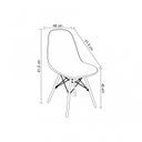 Ver imagem 3 de Kit 4 Cadeiras Eiffel Pp Madeira