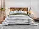 Ver imagem 2 de Jogo de Cama Solteiro 2 Peças Altenburg Malha Fio Penteado 100% Algodão - Green