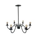 Ver imagem 1 de Luminária Lustre Teto Tubo Ferro 6 Bocas Rustico e Moderno