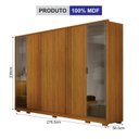 Ver imagem 2 de Guarda Roupa Casal com Vidro Reflecta 6 Portas 6 Gavetas 100% MDF Prime