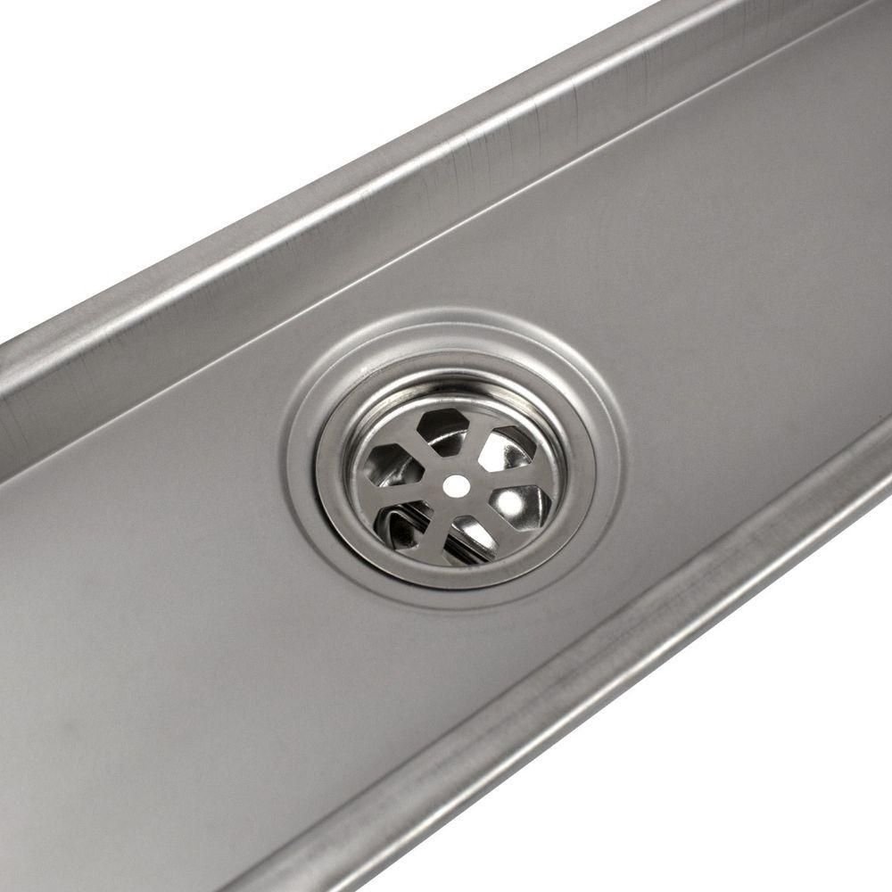 Ralo Linear Oculto Inox 40cm Invisivel Banheiro Lavabo Anti Odor Anti Inseto Resistente Seguro - 3