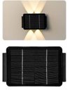 Ver imagem 2 de Arandela Solar Lia 70lm 3000k 4 Fachos Preta - G-light