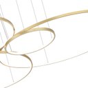 Ver imagem 2 de Pendente Led 5 Anéis / Aros 3000k 163w Bivolt Ø200x500cm Alumínio - Astra Led