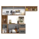 Ver imagem 3 de Cozinha Compacta Suspensa 7 Portas 2 Gavetas Juliete Nicioli