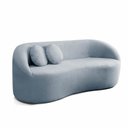 Ver imagem 2 de Sofá 2 Lugares Orgânico 160cm Fava CabeCasa MadeiraOriginals Azul